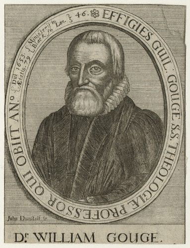 1654 engraved portrait of William Gouge